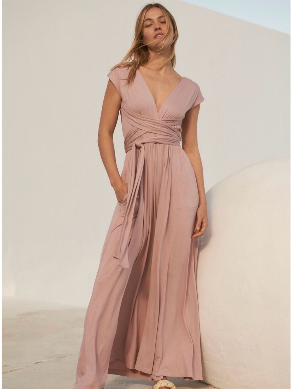 Free People Dani Convertible Open Back One Piece
